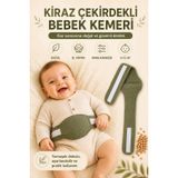 Bevaco Kiraz Çekirdeği Bebek Gaz Giderici Kemer – Müslin Kumaş – Cırtlı – Doğal El Yapımı – Kolik ve Gaz Sancısı İçin Isı Yastığı (0-12 Ay) (yeşil)