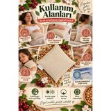 Bevaco Kiraz Çekirdeği Terapi Yastığı | 20×20 cm | Doğal Ham Bez | Mikrodalgaya Uygun | Boyun – Regl – Bel Ağrısı için Isı Pedi | El Yapımı