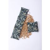 BEVACO Kiraz Çekirdeği Yastığı | 15x60 cm | Doğal Sıcak Soğuk Terapi | Çiçek Desenli (20 * 25-15 * 60)