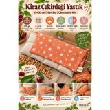Bevaco Kiraz Çekirdeği Yastığı – Çıkarılabilir Kılıflı (6, Portakal, 20X50) | Sıcak Soğuk Kiraz Çekirdeği Yastığı