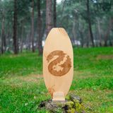 BEVACO Universal Denge Tahtası | Ahşap Balance Board | Denge ve Koordinasyon Geliştirici | Evde Fitness & Spor | (krem)