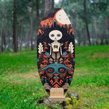 BEVACO Universal Denge Tahtası | Ahşap Balance Board | Denge ve Koordinasyon Geliştirici | Evde Fitness & Spor | (mavi)