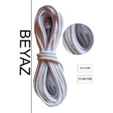 Bevella Macrame Cord Makrome İp Çok amaçlı ip, 10 Metre,Kordon Kaytan Supla Paspas İpi