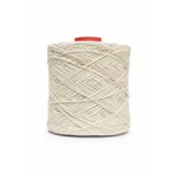 Bevella Macrame Cord Premium İnce Cotton Makrome ipi - Ekru 1 kg - 2mm Çanta İpi Runner