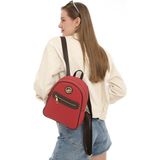 Beverly Hills Polo Club 05BHPC8019 KR Kırmızı Fermuarlı Kadın Sırt Çantası
