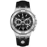 Beverly Hills Polo Club BP3803X.351 Siyah Gri Erkek Kol Saati