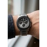 Beverly Hills Polo Club Gümüş - Siyah Yuvarlak Kasa Erkek Kol Saati | 44 mm Çelik Kasa