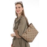 Beverly Hills Polo Club Kadın Omuz Çantası 05Bhpc8014,Mono Açık Vizon Standart