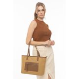 Beverly Hills Polo Club Kadın Omuz Çantası 05Bhpc8048,Antik Bej Tek Ebat