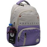 Bevitton 34400 Bej-Lila Özel Su İtici Kumaş Unisex Okul Çantası