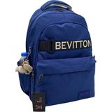 Bevitton Özel Su Itici Kumaş Lacivert Okul Sırt Çantası 34200 - Tek Ebat