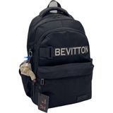 Bevitton Özel Su Itici Kumaş Siyah Okul Sırt Çantası 34200 - Tek Ebat