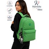 Bevitton Su Geçirmez Kumaş Okul Çantası Moden Unisex Yeşil Renk Okul Sırt Çantası 2200 - Tek ebat