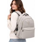 Bevitton Su Geçirmez Kumaş Okul Çantası Unisex Bej Okul Sırt Çantası 2200 Siyah