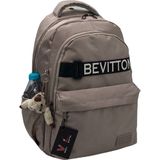 Bevitton Su Itici Kumaş Unisex Vizon Okul Sırt Çantası 34200