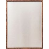 Bevorev Ahşap Çerçeveli Manyetik Metal Pano 62X47 cm Günlük Not ve Fotoğraf Kullanımı İçin