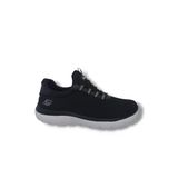 Bewild 434 Unisex Siyah Çorap Model File Hafif Taban Loafer Büyük Numara Spor Ayakkabı 45 46 47 48