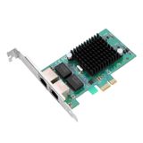 Bewinner 82575EB çip için ağ kartı, Dual Port RJ45 LAN Controller Ethernet ağ kartı adaptörü, 1000 Mbps Gigabit Ethernet PCI Express ağ kartı