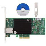 Bewinner PCI-E v3.0 Ethernet ağ kartı, dönüştürülmüş Ethernet ağ adaptörü X550-T1, 10 Gigabit çift çift, 10 G Base-T, 100 Mb/1 GbE/5 GbE/10 GbE Mobil kablosuz ağ adaptörü