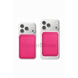 bewn iPhone için MagSafe özellikli Mikro Dokuma Cüzdan Pembe