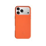 Bexocase Iphone 17 Pro Max Turuncu Manyetik Özellikli Deri Kılıf