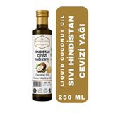 BEYARVİTA Sıvı Hindistan Cevizi Yağı 250 ml – Soğuk Sıkım – Cam Şişe -donmayan sıvı form