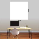 Beyaz 100X100 Statik Akıllı Tutunabilir 2 Adet Kağıt Tahta - Çok Renkli