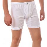 Beyaz 12 Adet 0110 Erkek Paçalı Boxer