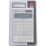 Beyaz 12 Hane Hesap Makinası M01211, Pratik ve Dayanıklı Elektronik Hesap Makinesi - Seçenek 1 - Ahşap