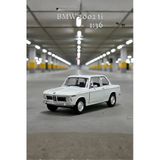Beyaz 1:36 Ölçek Die Cast Kapıları Açılır Lisanslı BMW 2002 Ti Oyuncak Metal Model Araba