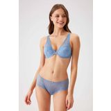 Beyaz 3004 Ince Askili Çitçitli Body - Atlet