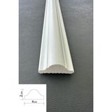 Beyaz 4 cm Polistren Duvar Çıtası - Dekoratif ve Boyanabilir, 1 Adet - Seçenek 1
