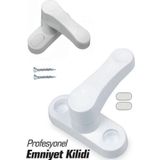 BEYAZ 5 Adet Pvc Kapı Pencere Emniyet Kilidi Pimapen Ev Çocuk Bebek Güvenlik Kilidi