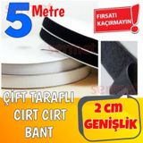 Beyaz 5 Mt-2 Cm Genişlik Kablo Düzenleyici Cırt Cırt Bant