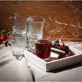 Beyaz 6'lı 260CC Kupa Takımı, Şık ve Kullanışlı Set - Seçenek 1