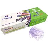 Beyaz 6mm Plastik Spiral 200 Adet, Dayanıklı ve Çok Amaçlı Kullanım Için Uygun - Seçenek 1 - Ahşap - Bej - Siyah