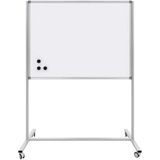 Beyaz 90X120 Manyetik Yüzey Ayaklı Yazı Tahtası, Tek Taraflı, Tekerlekli, Kullanışlı - Ahşap - Beyaz - Seçenek 1