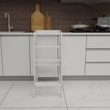 Beyaz Ahşap Çocuk Öğrenme-Etkinlik Kulesi