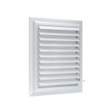 Beyaz Alüminyum 50x50 cm Menfez Banyo Havalandırma Menfezi