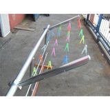 Beyaz Alüminyum Balkon Çamaşırlık Kare Küpeşte 60X25 Cm, Dayanıklı ve Şık Tasarım - Seçenek 1