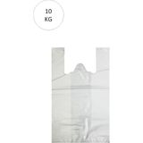Beyaz Atlet Poşet Büyük Boy 32X57 cm Takriben 720 Adet 10 kg Nemere - 32 x 57 cm
