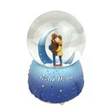 Beyaz Ay - White Moon Işıklı ve Müzikli Kar Küresi