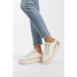 Beyaz Bağcıklı Hafif Kadın Sneaker Lady 029 Z