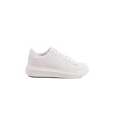 Beyaz Bağcıklı Kadın Sneaker 156 G