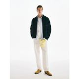 Beyaz Baggy Fit Erkek Jean Pantolon