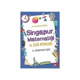 Beyaz Balina Yayınları 4. Sınıflar Için Singapur Matematiği ve Zeka Oyunları + Ingilizce Ilk 100 Sözcük Çıkartmalı + 8 Kitap Set