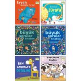 Beyaz Balina Yayınları – Eyvah Mutfakta Fil Var + Çorbamda Zürafa Var + Büyük Sorular Kitabım + Büyük Sorular Kitabım Hayvanlar + Ben Sandalye Değilim + Yazı Yazan Inekler / 6’lı Çocuk Hikaye Kitabı
