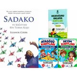 Beyaz Balina Yayınları Sadako ve Kağıttan Bir Turna Kuşu (Eleanor Coerr) ve Okuduğunu Anlama Kartları Atasözü Kartları Deyim Kartları (Mert Arık)