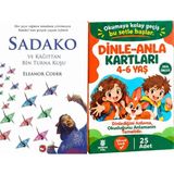 Beyaz Balina Yayınları Sadako ve Kağıttan Bir Turna Kuşu (Eleanor Coerr) ve Okumaya Kolay Geçiş Dinle-Anla Kartları 4-6 Yaş (Mert Arık)