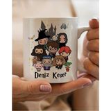 Beyaz Baskılı Kişiye Özel Harry Potter Temalı Kupa Bardak Doğum Günü Hediyesi - Seçenek 1